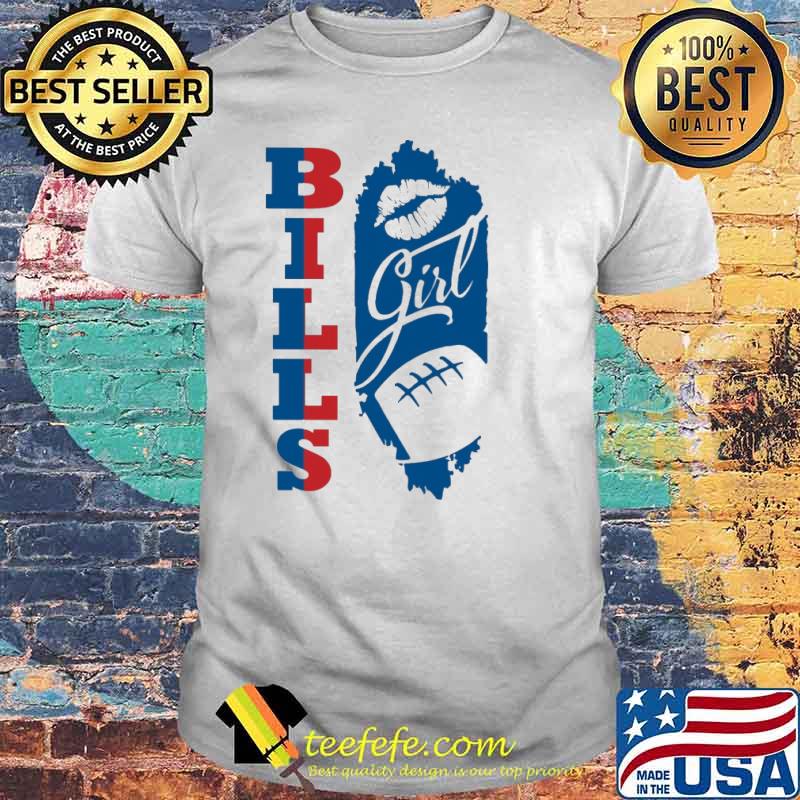 Bills Girl Lip Baseball Shirt