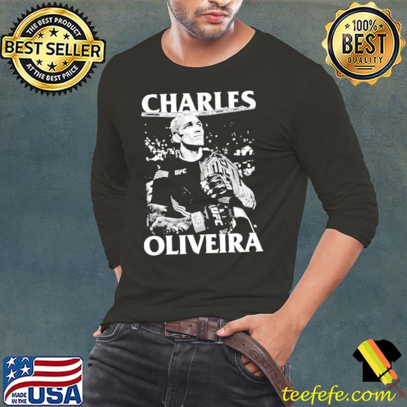 Black and white design charles oliveira ufc fighter s Long Sleeve Tee Black and white design charles oliveira ufc fighter s Long Sleeve Tee