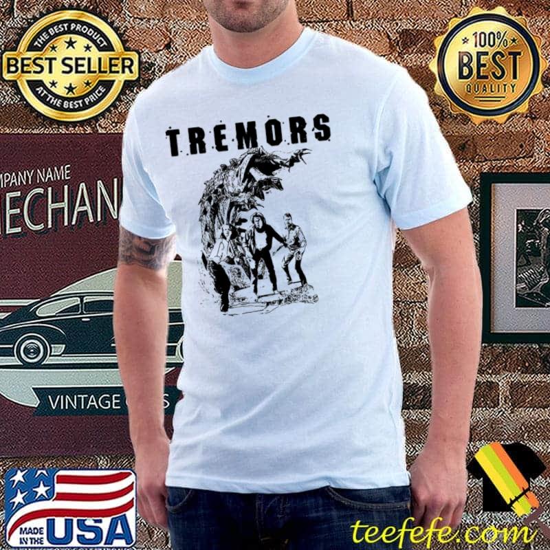 Black and white design tremors movie tribute classic shirt