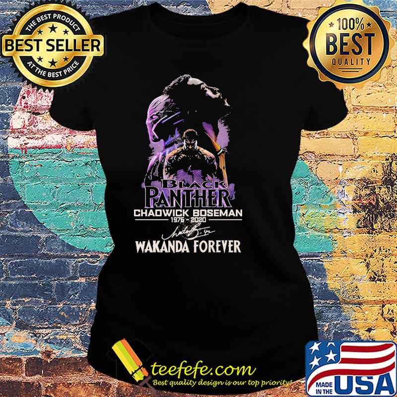 Black Panther Chadwick Boseman Wakanda Forver Shirt Ladies tee Black Panther Chadwick Boseman Wakanda Forver Shirt Ladies tee