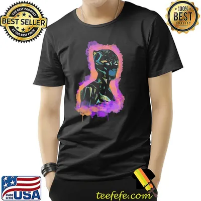 Black panther wakanda painting classic shirt