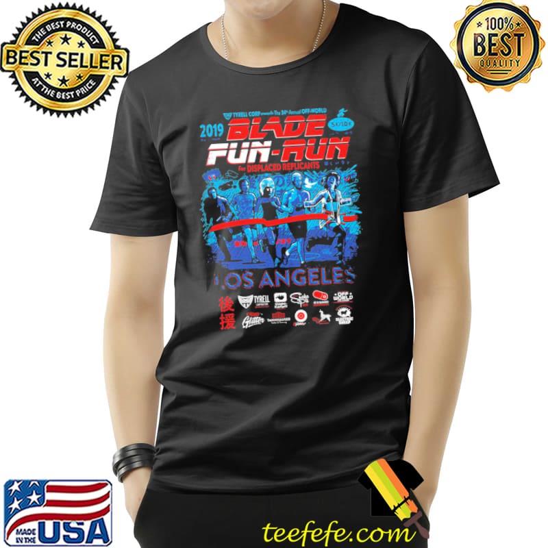 Blade fun run for displaced replicants shirt