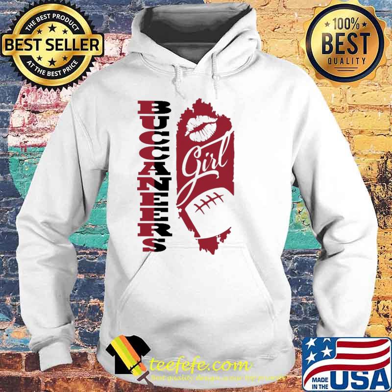 Buccaneers Girl Lip Baseball Shirt Hoodie Buccaneers Girl Lip Baseball Shirt Hoodie