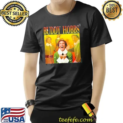 Buddy hobbs elf funny collage design classic shirt