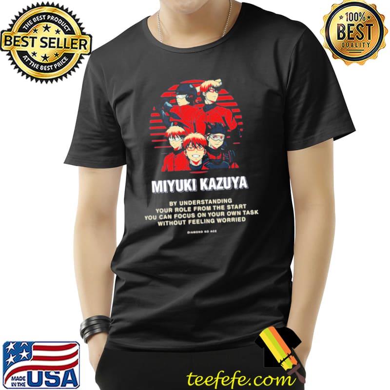 By understanding diamond no ace miyukI kazuya captain shirt