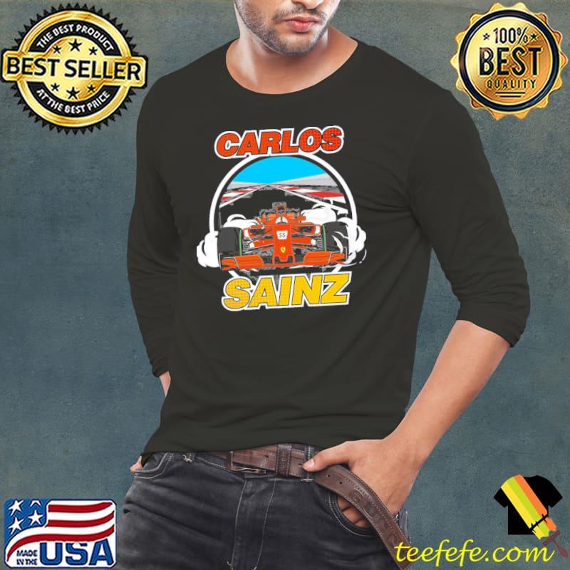 Car art carlos sainz the 55 formula 1 classic s Long Sleeve Tee Car art carlos sainz the 55 formula 1 classic s Long Sleeve Tee