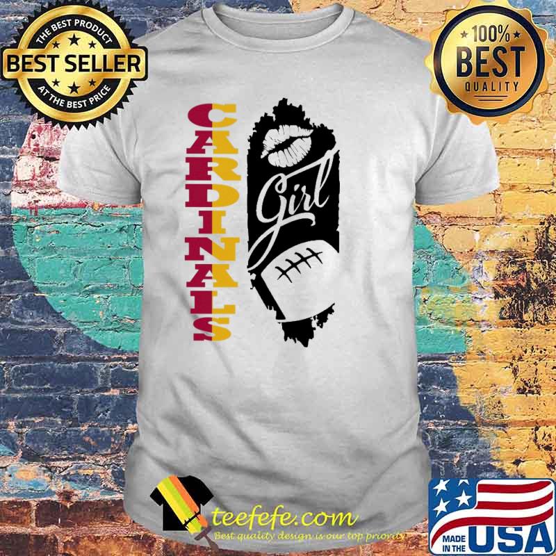 Cardinals Girl Lip Baseball Shirt
