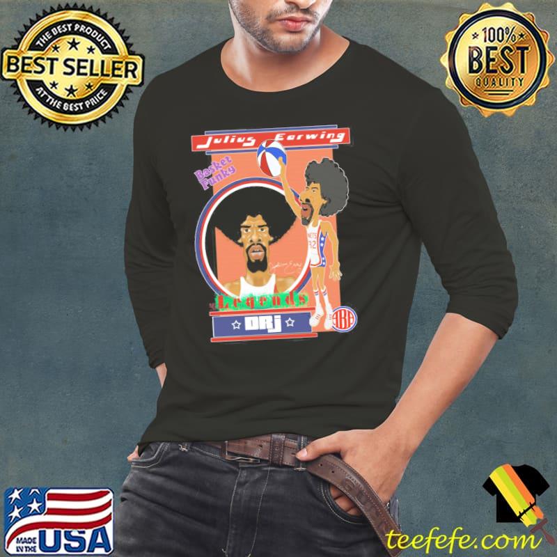 Cartoon design dr j julius erving basketball classic s Long Sleeve Tee Cartoon design dr j julius erving basketball classic s Long Sleeve Tee