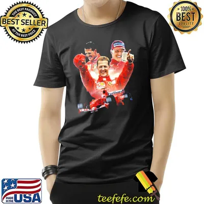 Champion moments michael schumacher trI blend formula 1 classic shirt