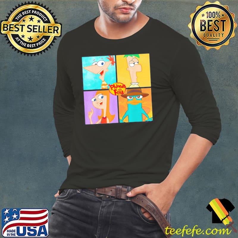 Character box up funny phineas and ferb classic s Long Sleeve Tee Character box up funny phineas and ferb classic s Long Sleeve Tee
