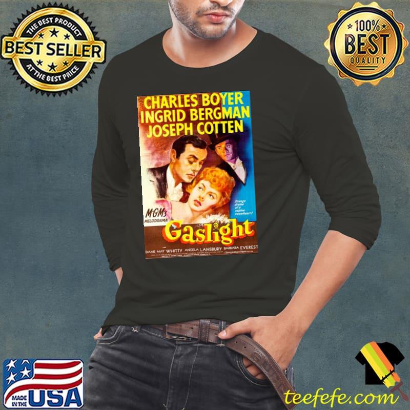 Charles boyer ingrid bergman joseph cottern gaslight trending s Long Sleeve Tee Charles boyer ingrid bergman joseph cottern gaslight trending s Long Sleeve Tee