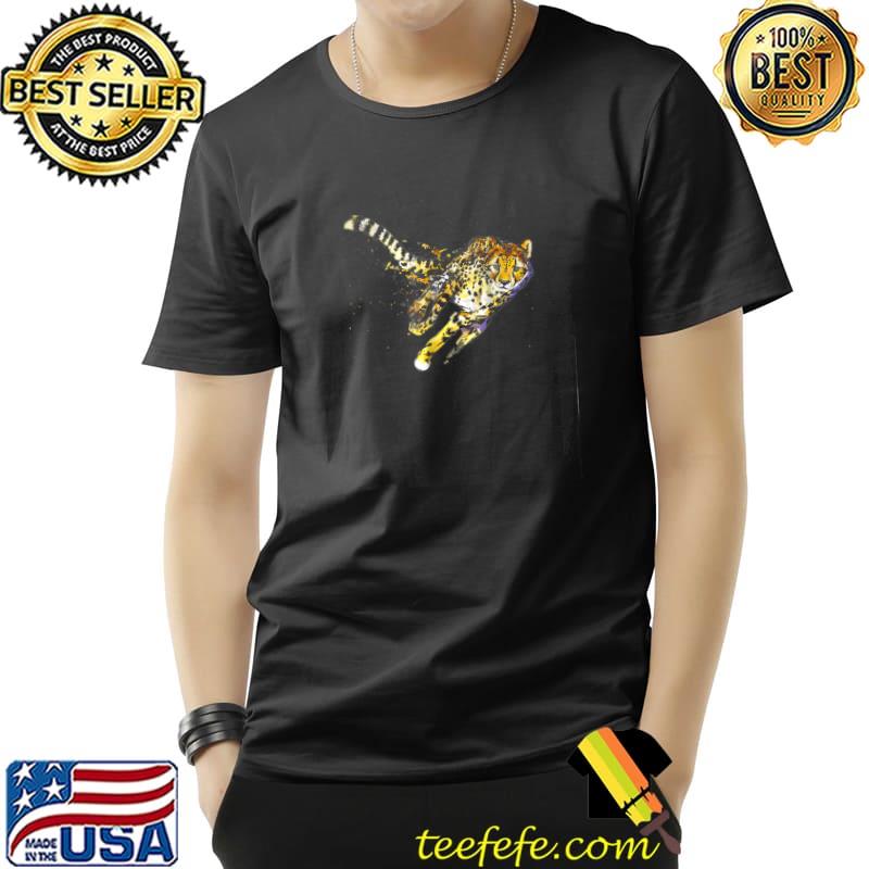 Cheetah Design Running Cheetah Gift Tee T-Shirt