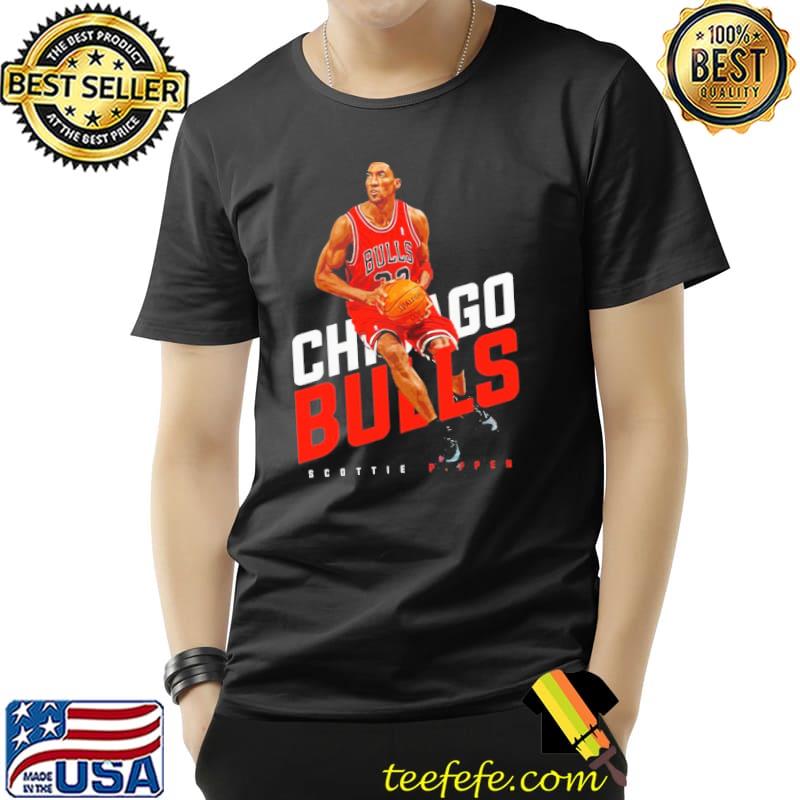 Chicago bulls basketball red art scottie pippen classic shirt