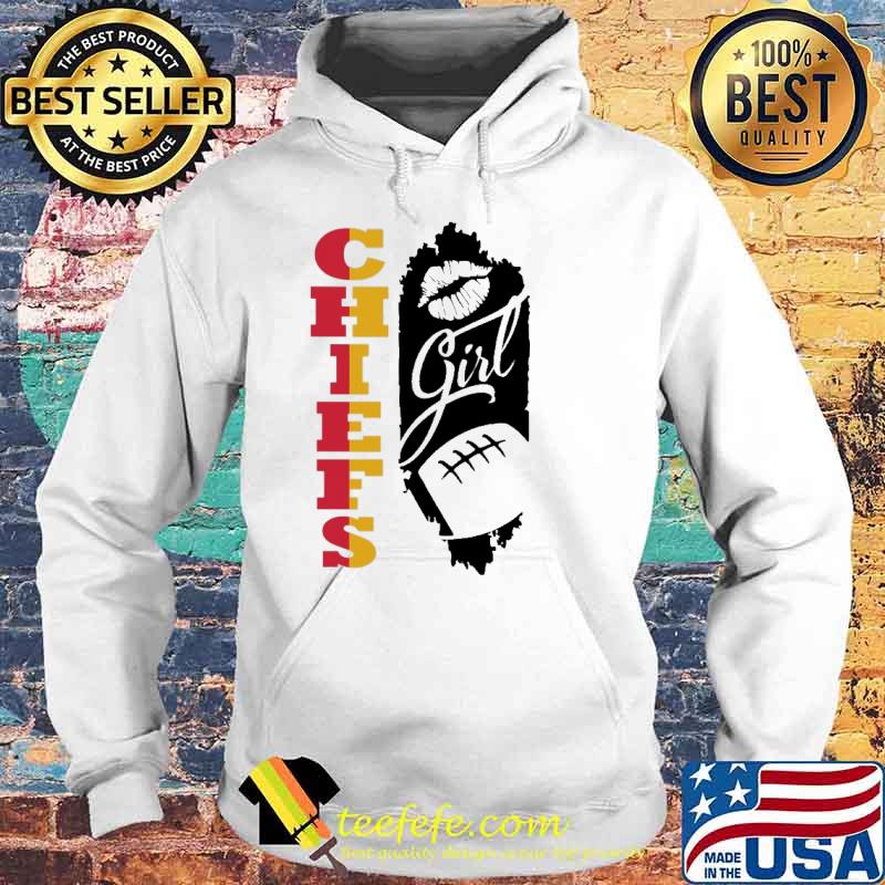 Chiefs Girl Lip Baseball Shirt Hoodie Chiefs Girl Lip Baseball Shirt Hoodie