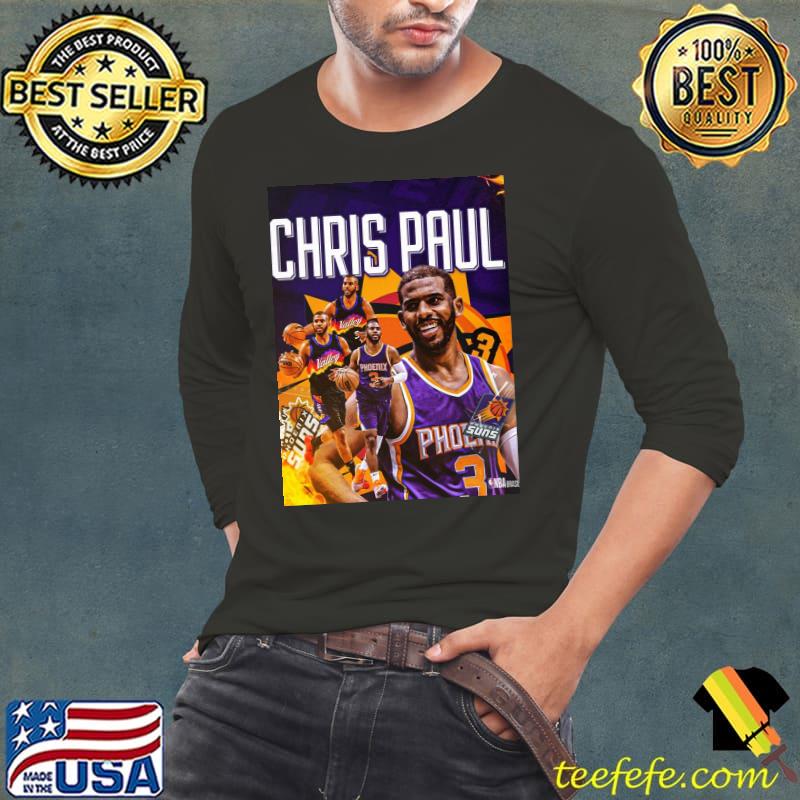 Chris Paul 3 the point goat s Long Sleeve Tee Chris Paul 3 the point goat s Long Sleeve Tee