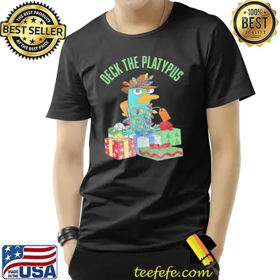 Christmas perry deck the platypus phineas and ferb classic shirt