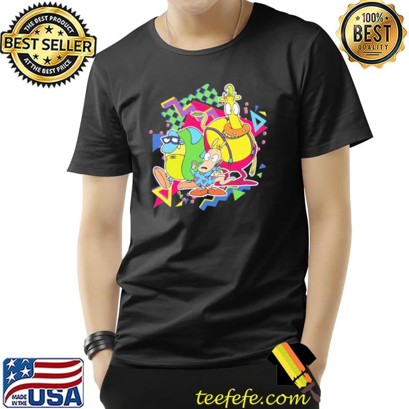 Colored design 90s rocko's modern life classic shirt Colored design 90s rocko's modern life classic shirt