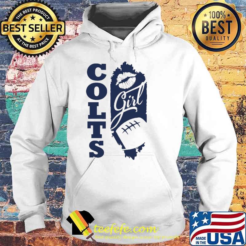 Colts Girl Lip Baseball Shirt Hoodie Colts Girl Lip Baseball Shirt Hoodie
