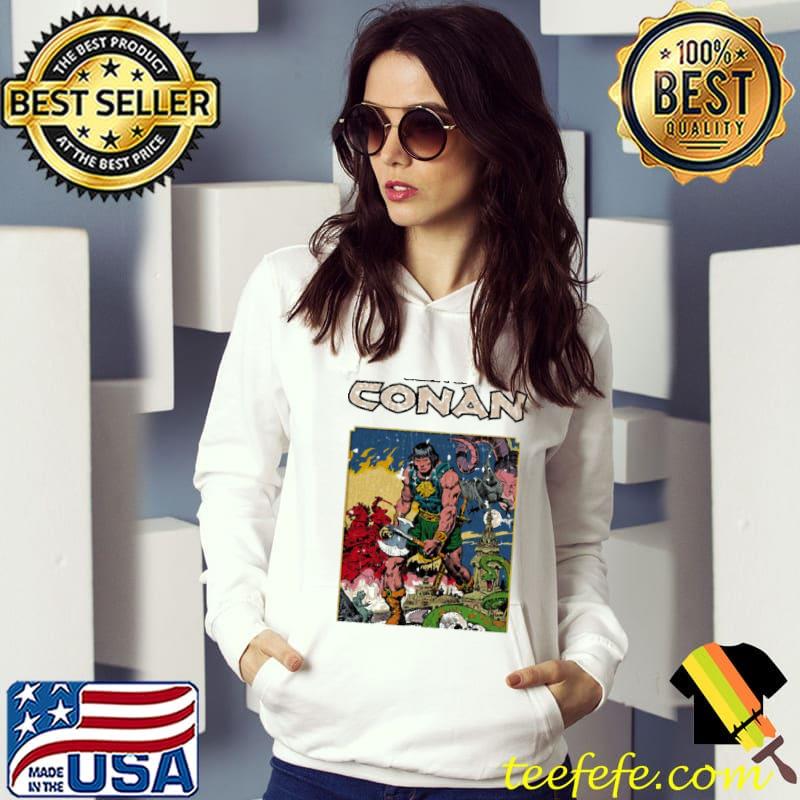 Conan the king cartoon art barbarian s Hoodie Conan the king cartoon art barbarian s Hoodie