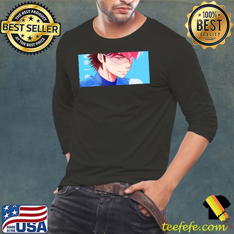 Cool miyukI kazuya ace of diamond classic s Long Sleeve Tee Cool miyukI kazuya ace of diamond classic s Long Sleeve Tee