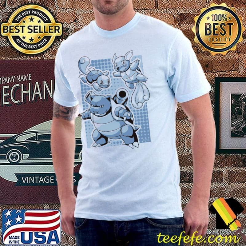 Cool squad squirtle team Pokemon shirt