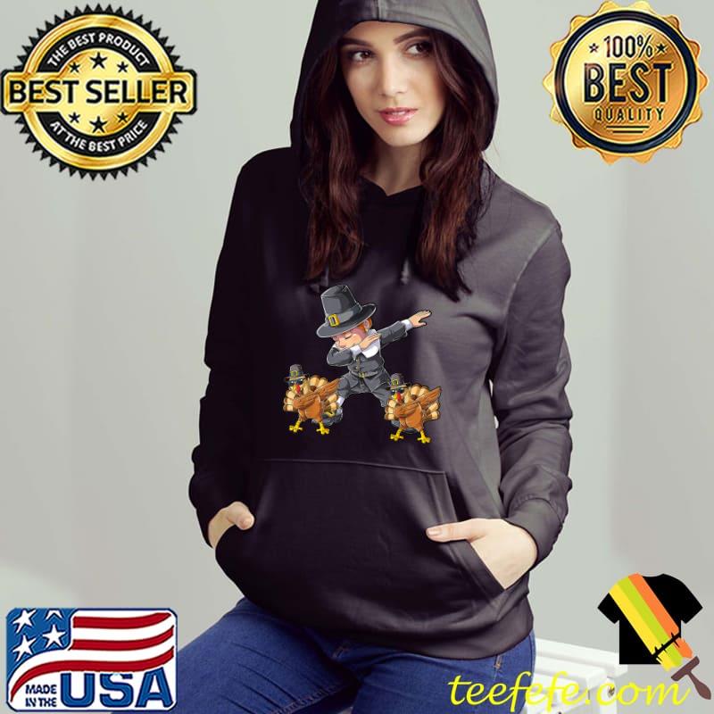Dabbing Pilgrim Turkey Thanksgiving Day Boys Men Dab T-Shirt Hoodie Dabbing Pilgrim Turkey Thanksgiving Day Boys Men Dab T-Shirt Hoodie