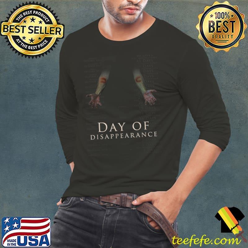 Day Of Disappearance Movie Find David Hall T-Shirt Long Sleeve Tee Day Of Disappearance Movie Find David Hall T-Shirt Long Sleeve Tee