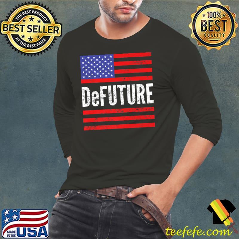 Defuture Ron Desantis American Flag Florida Vintage T-Shirt Long Sleeve Tee Defuture Ron Desantis American Flag Florida Vintage T-Shirt Long Sleeve Tee