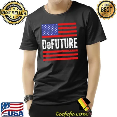 Defuture Ron Desantis American Flag Florida Vintage T-Shirt