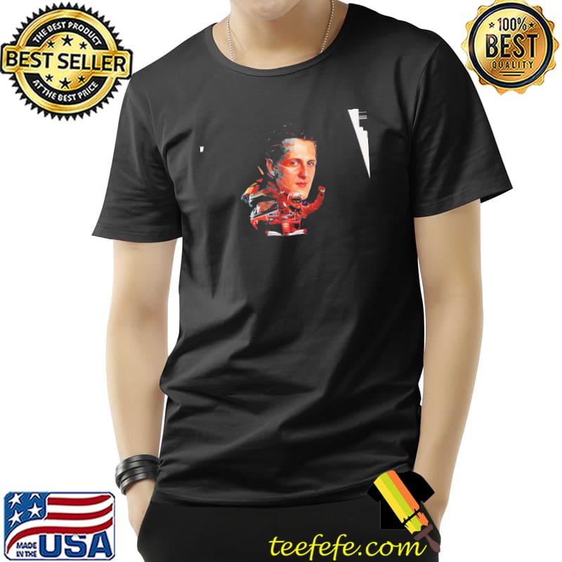 Digital art michael schumacher low poly shirt