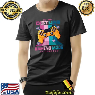 Do Not Disturb Gaming Mode Activated Video Game Vintage T-Shirt