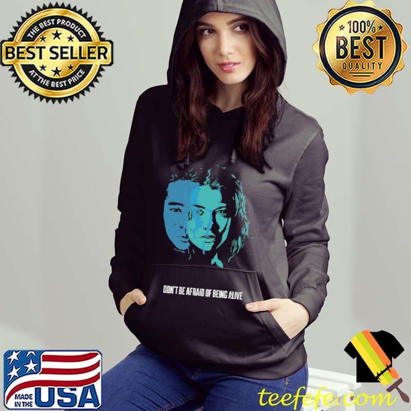 Don't be afraid of being alive glen and megan the walking dead classic s Hoodie Don't be afraid of being alive glen and megan the walking dead classic s Hoodie
