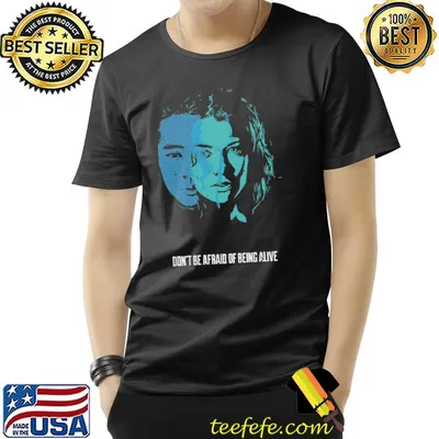 Don't be afraid of being alive glen and megan the walking dead classic shirt