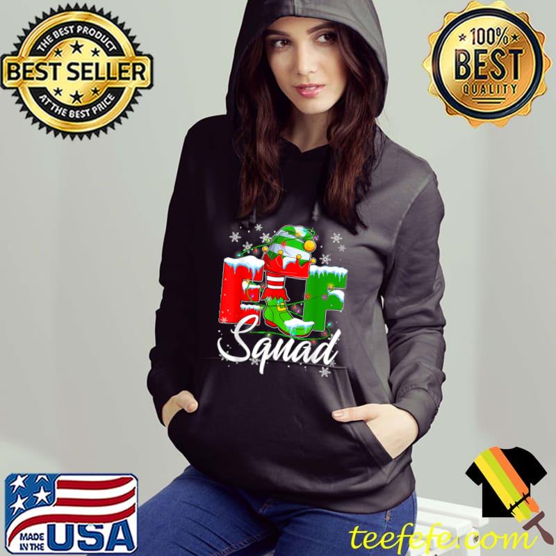 Elf Squad Group Family Matching Christmas Pajamas Xmas T-Shirt Hoodie Elf Squad Group Family Matching Christmas Pajamas Xmas T-Shirt Hoodie