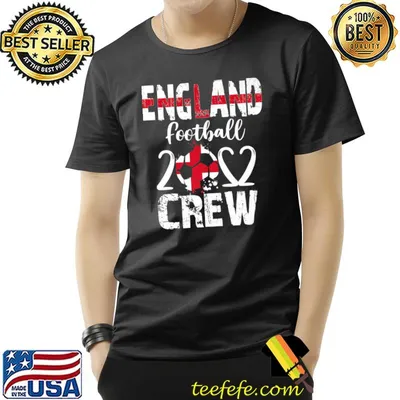England Football Crew Soccer Team Flag 2022 Event T-Shirt