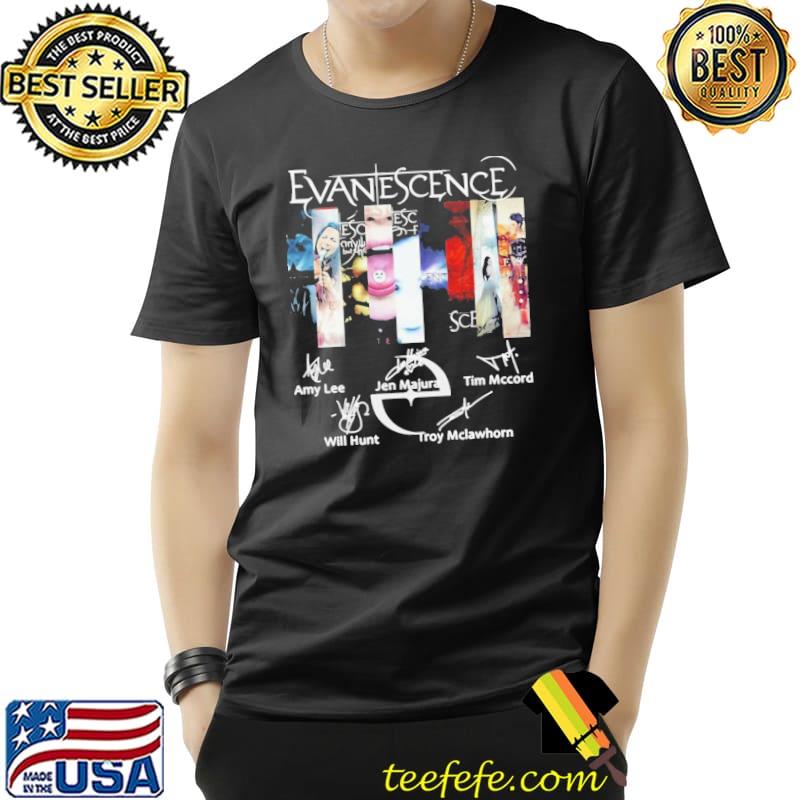 Evanescense band signature classic shirt