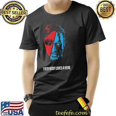 Everybody loves a hero rick grimes and the governor the walking dead classic shirt