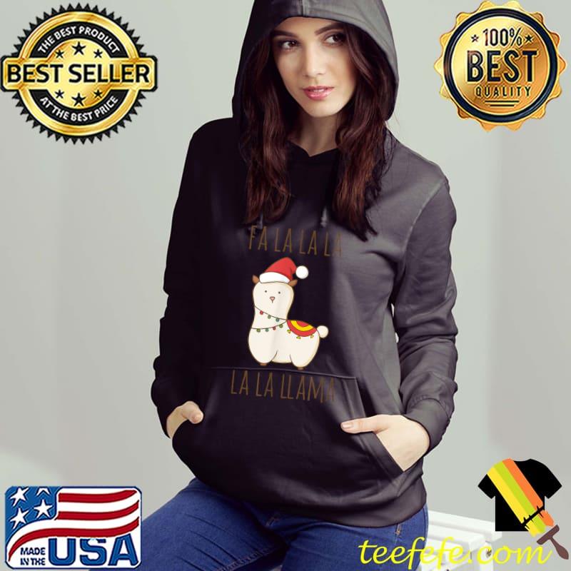 Exclusive Llama For New Year And Christmas T-Shirt Hoodie Exclusive Llama For New Year And Christmas T-Shirt Hoodie