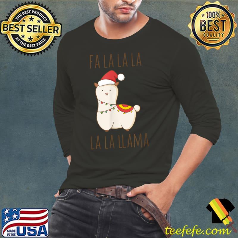 Exclusive Llama For New Year And Christmas T-Shirt Long Sleeve Tee Exclusive Llama For New Year And Christmas T-Shirt Long Sleeve Tee