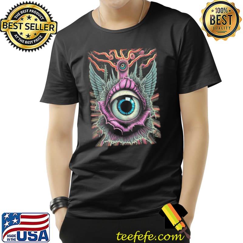Eyeball Aesthetic Distressed Grunge Weirdcore T-Shirt