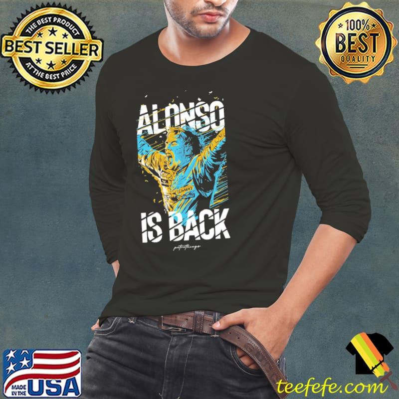 Fernando alonso is back 2021 racing design classic s Long Sleeve Tee Fernando alonso is back 2021 racing design classic s Long Sleeve Tee