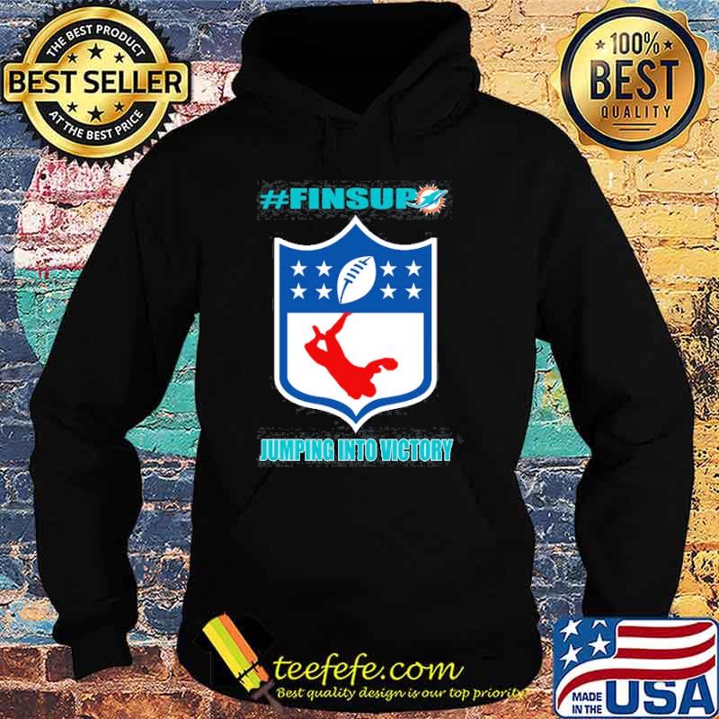 Finsupo Jumping Into Victory Dolphins Shirt Hoodie Finsupo Jumping Into Victory Dolphins Shirt Hoodie