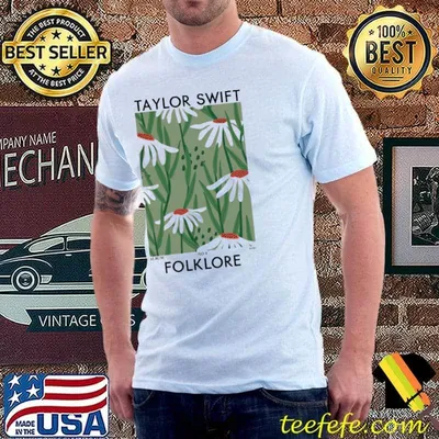 Folklore flower market trendy design ts taylor swft shirt