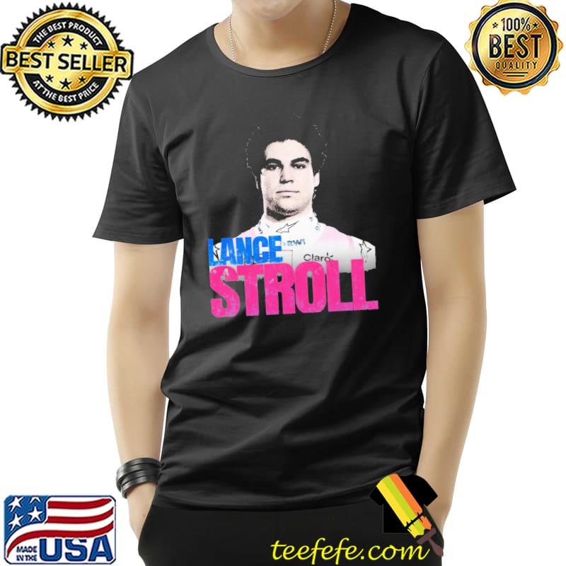 Formula 1lance stroll distressed portrait classic shirt