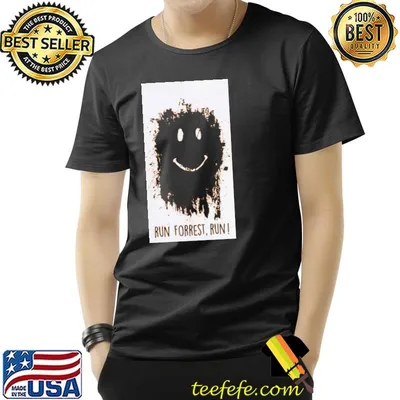 Forrest gump smile run shirt