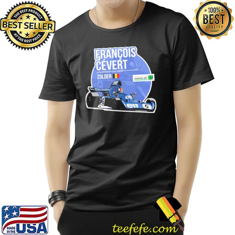 François cévert 1973 zolder round design classic shirt