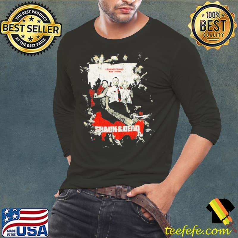 Fright rags shaun of the dead simon pegg s Long Sleeve Tee Fright rags shaun of the dead simon pegg s Long Sleeve Tee