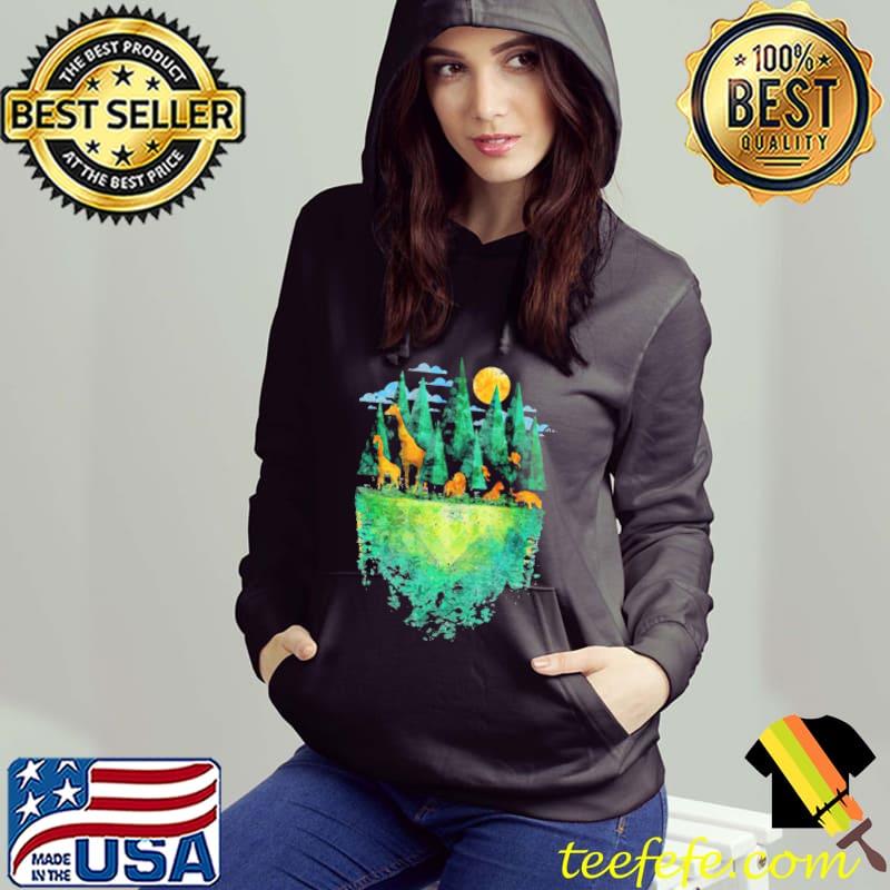 Geo forest giraffe design classic s Hoodie Geo forest giraffe design classic s Hoodie