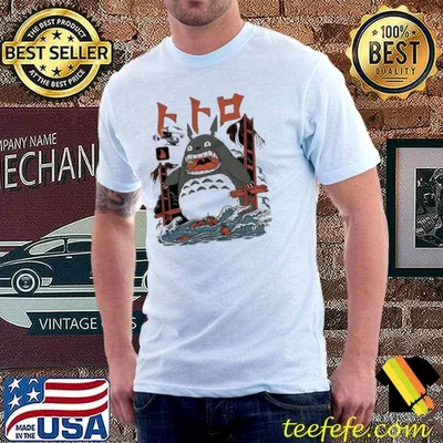 Giant totoro attack my neighbor totoro classic shirt