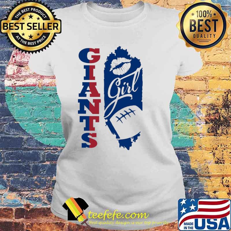 Giants Girl Lip Baseball Shirt Laides tee Giants Girl Lip Baseball Shirt Laides tee